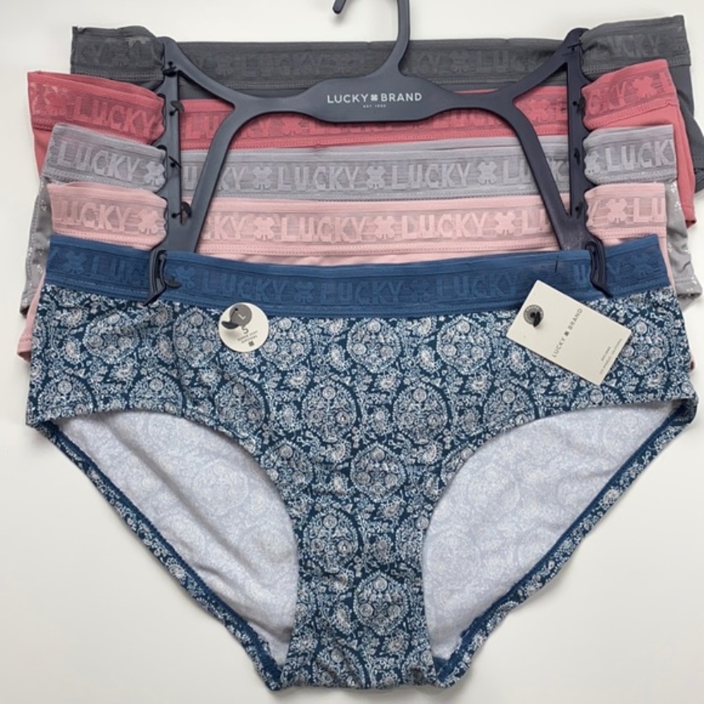 NWT Lucky Brand 5pk Super Soft Hipsters